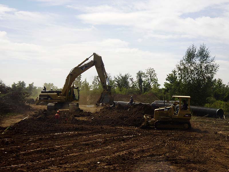 Lan-Co Developing Site for Utilities